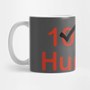 100% Human Mug